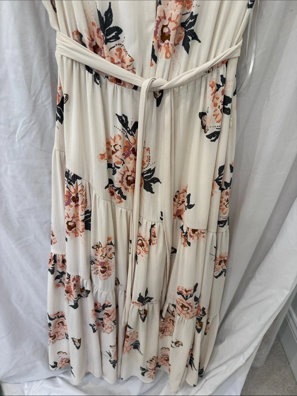 Free people all I got maxi dress cream size 0
